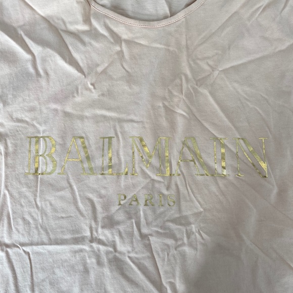 Balmain Sleeveless Logo Tee - Picture 5 of 8